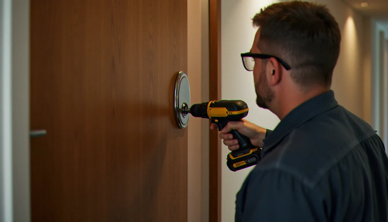 Installation d'un blindage de porte par un serrurier certifié dans un appartement du boulevard Albert Thomas à Lyon